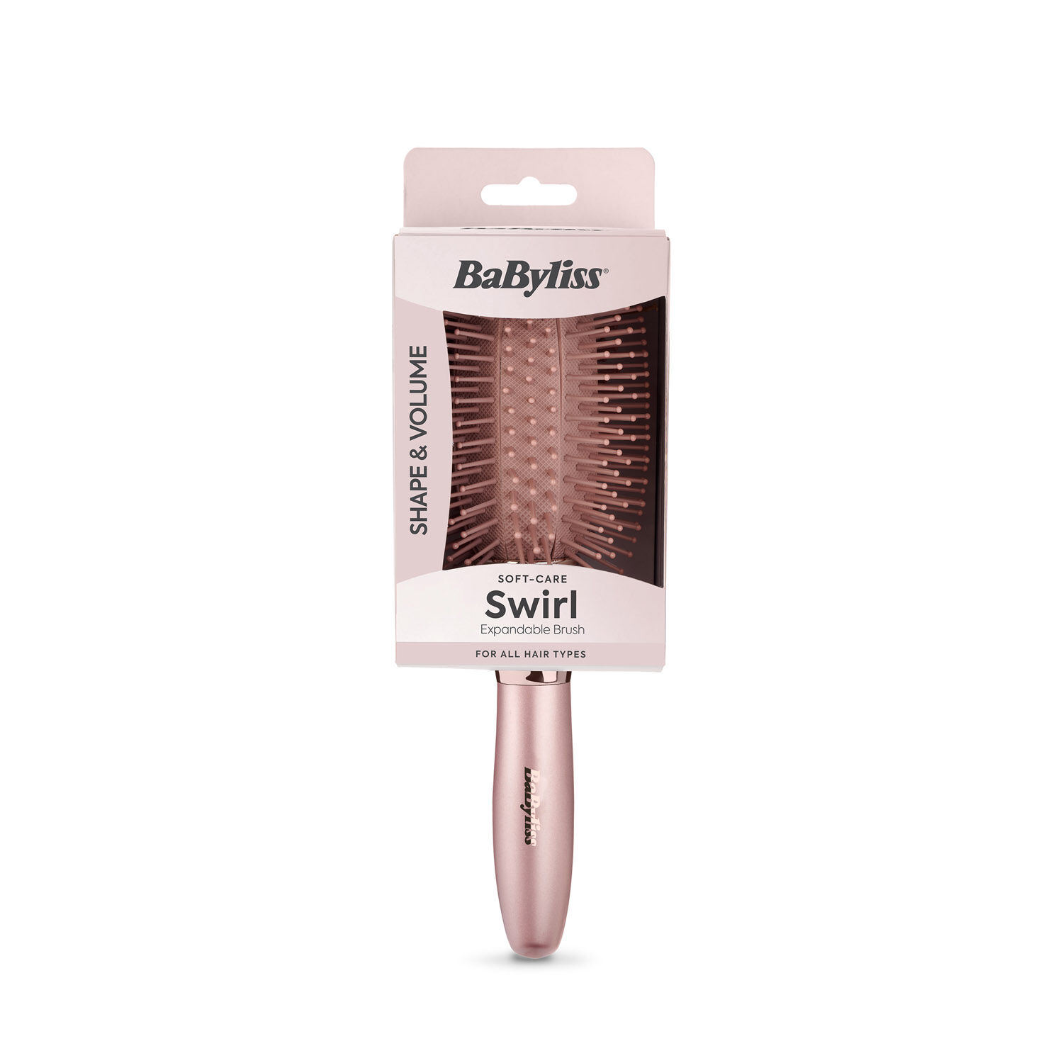 Soft-Care Expandable Swirl Hair  Brush